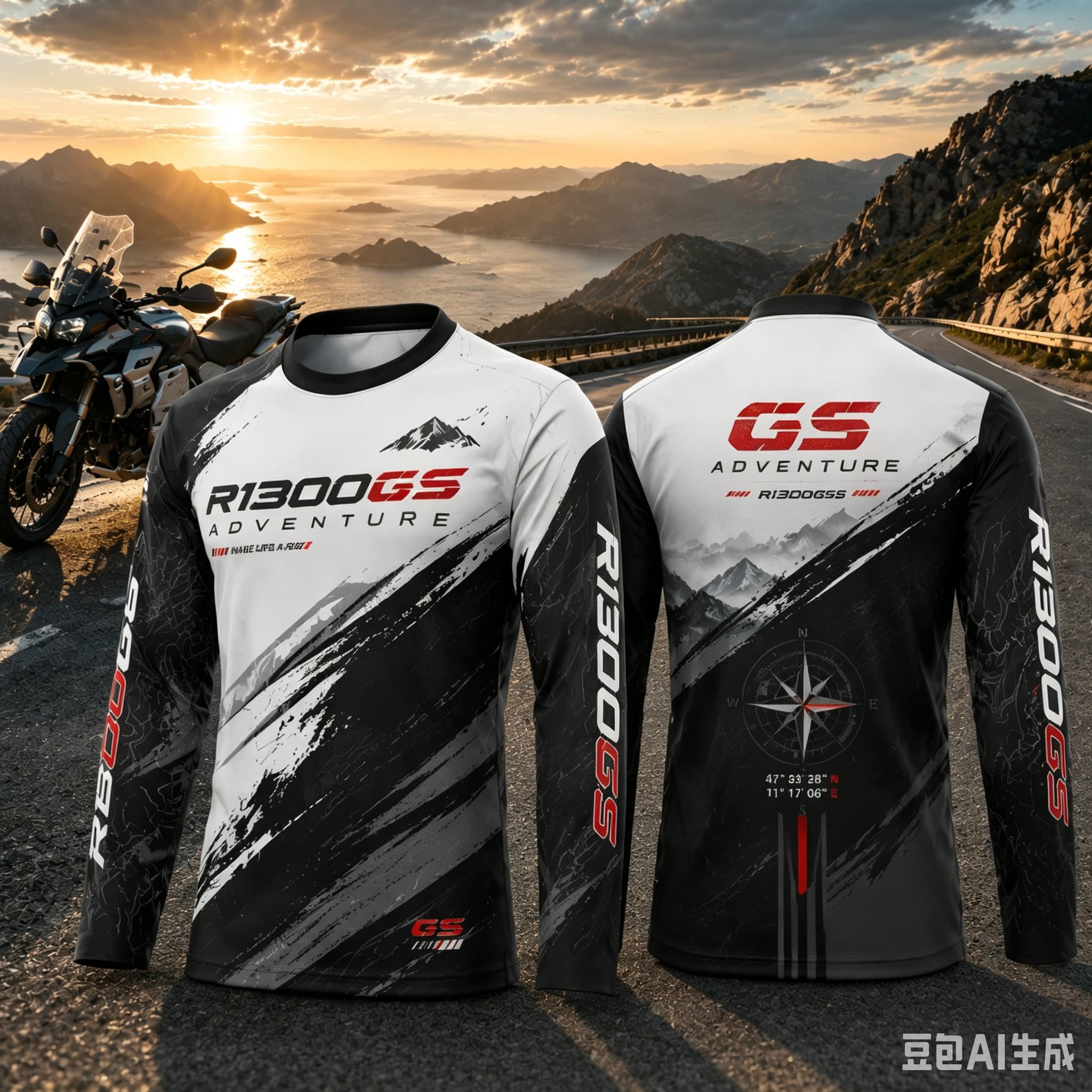 เสื้อเชิ้ตแขนยาวสำหรับมอเตอร์ไ - Outdoor Adventure Uva บทวิจารณ์และราคา