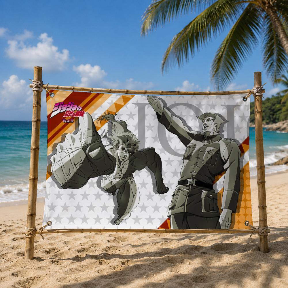 โจโจ้ ผจญภัยสุดประหลาด ธงแขวนผ - Outdoor Adventure Background บทวิจารณ์และราคา