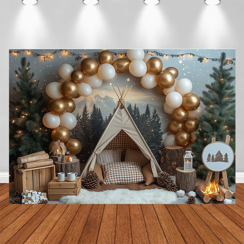 ฉากหลังถ่ายภาพแคมป์ปิ้งกลางคืน - Outdoor Adventure Background บทวิจารณ์และราคา
